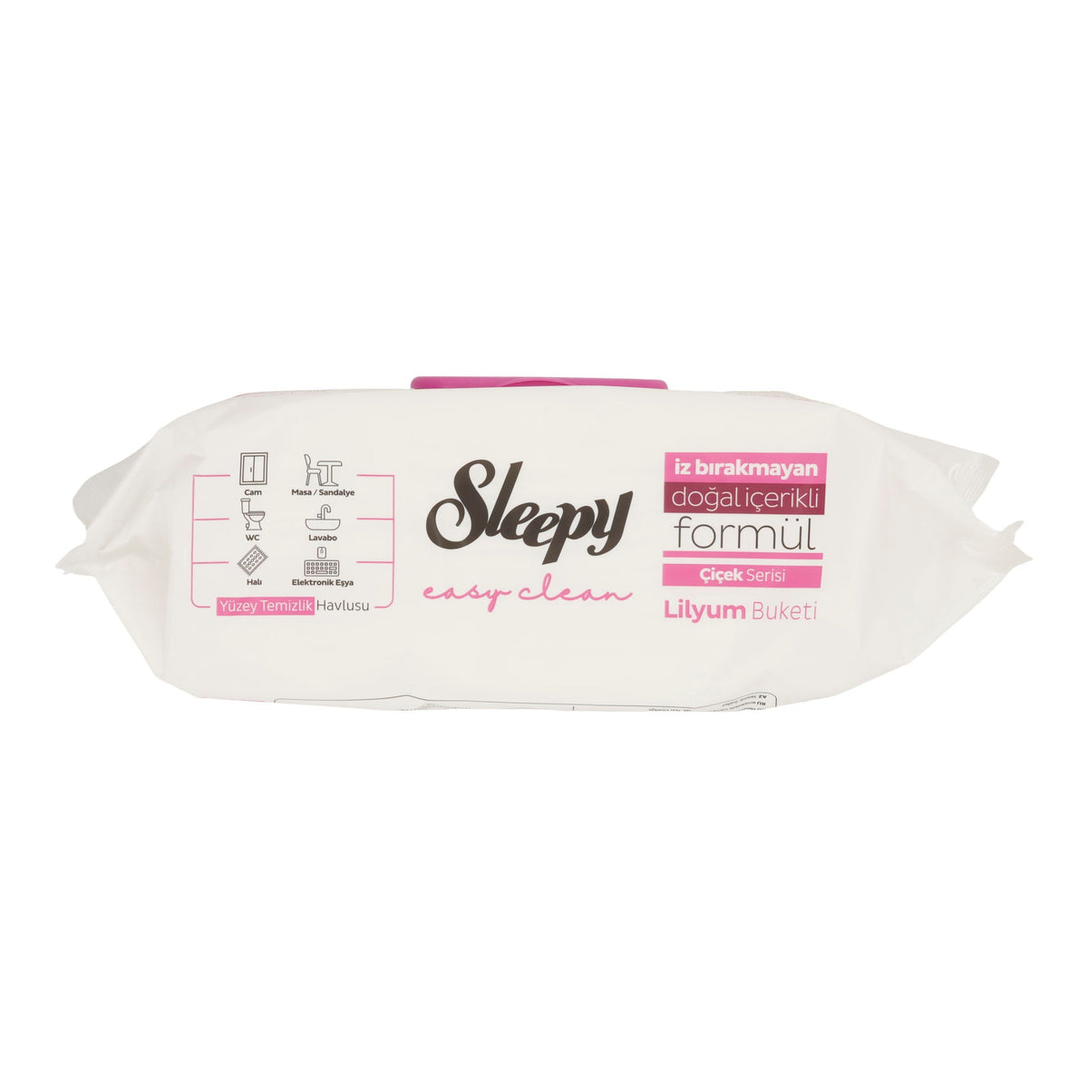 Sleepy Easy Clean Oberflächenreinigungstücher Lilienbouquet | Feuchte Reinigungstücher | 100 Stück