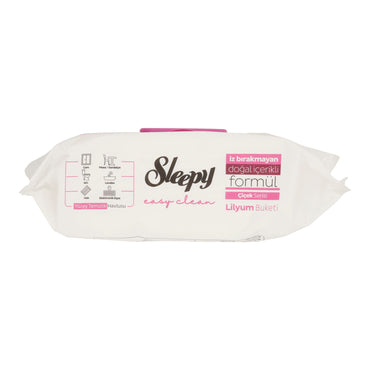 Reinigungstücher Sleepy Easy Clean Lila | Feuchttücher für Oberflächen | 100 Stück SLEEPY