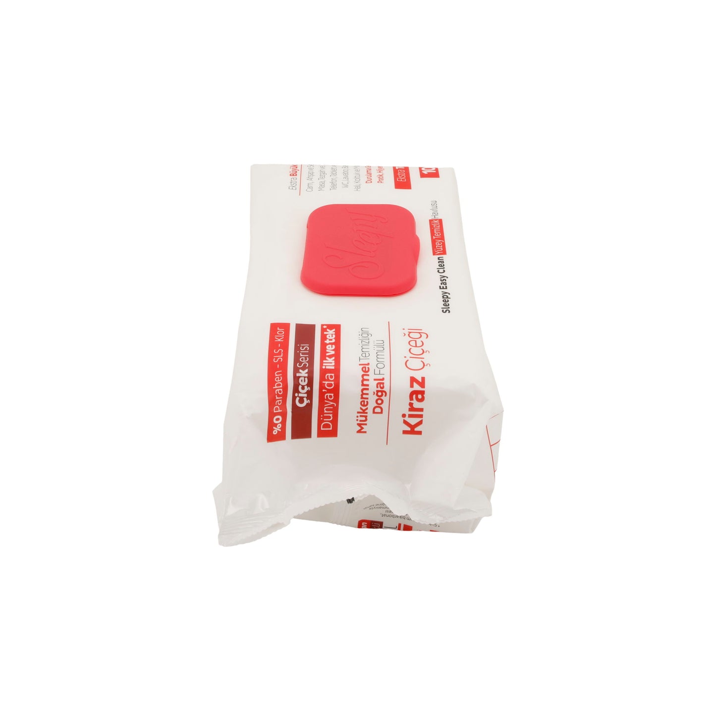 Reinigungstücher Sleepy Easy Clean | Feuchttücher Rot für Oberflächen | 100 Stück