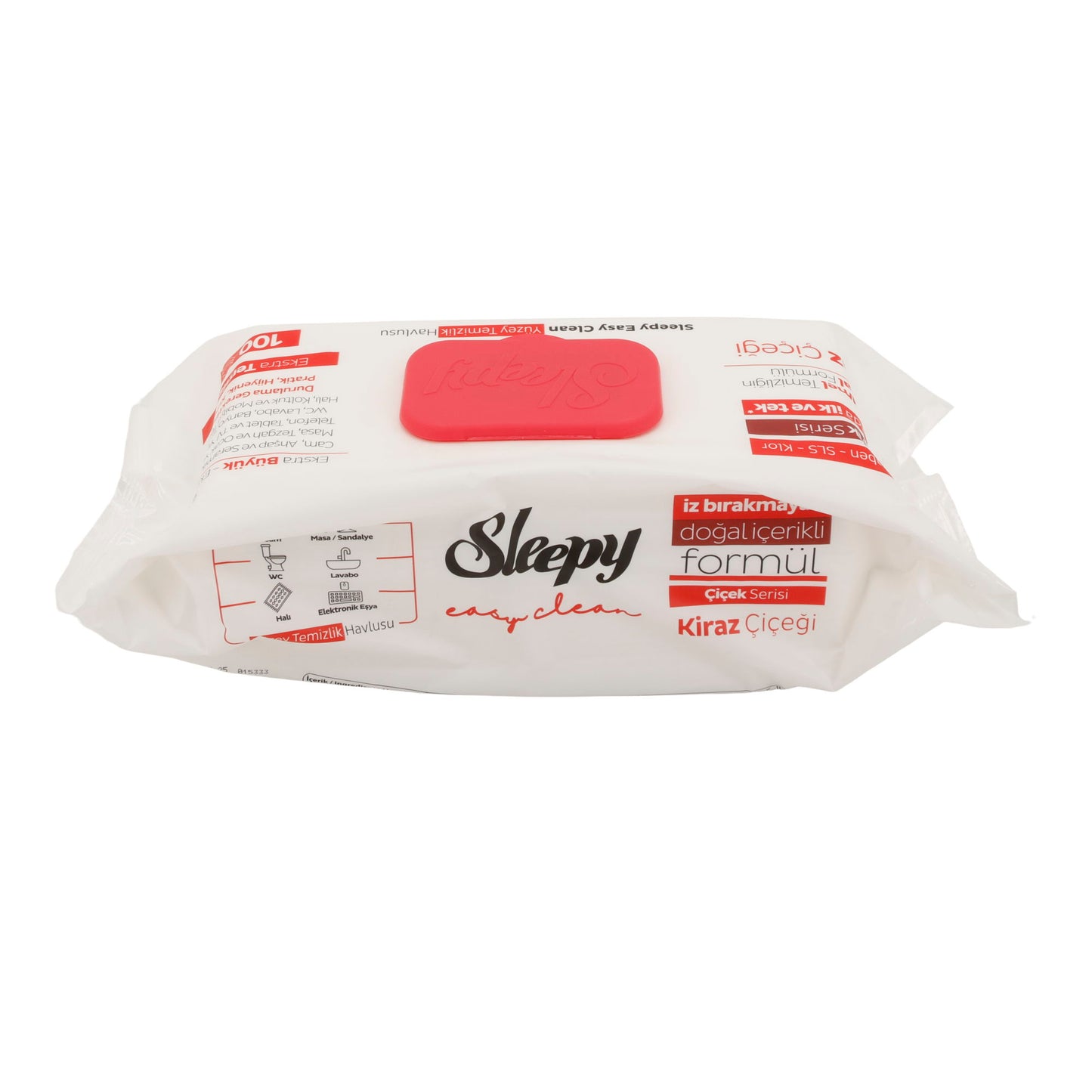 Reinigungstücher Sleepy Easy Clean | Feuchttücher Rot für Oberflächen | 100 Stück