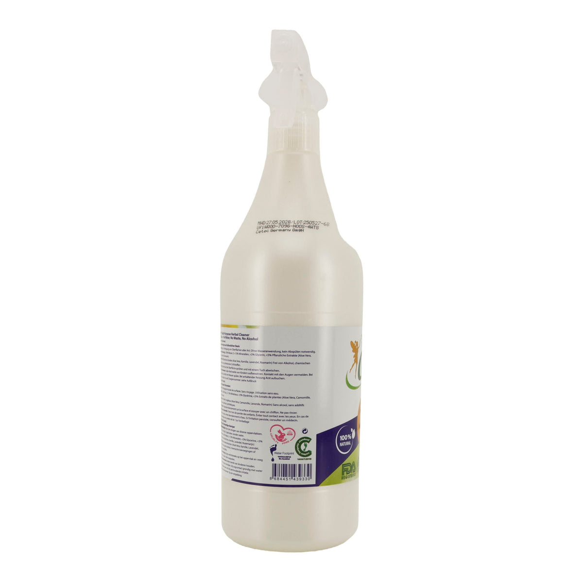 Glint Mehrzweck Pflanzenreiniger 1000ml – 100% natürlich & vegan, für alle Oberflächen Glint