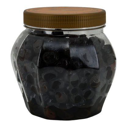 Oliven Cebel | Black Olives with Pit | Natural, Mediterranean | 1000 g Jar