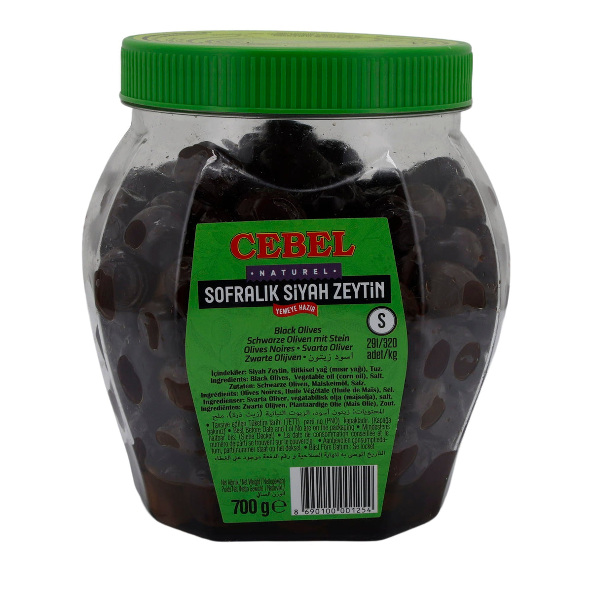 Oliven Cebel | Olive | Schwarz Big | 700g