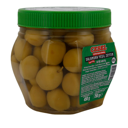 Groene olijven Cebel | In pekel | Intensief, klaar voor consumptie | 750 g
