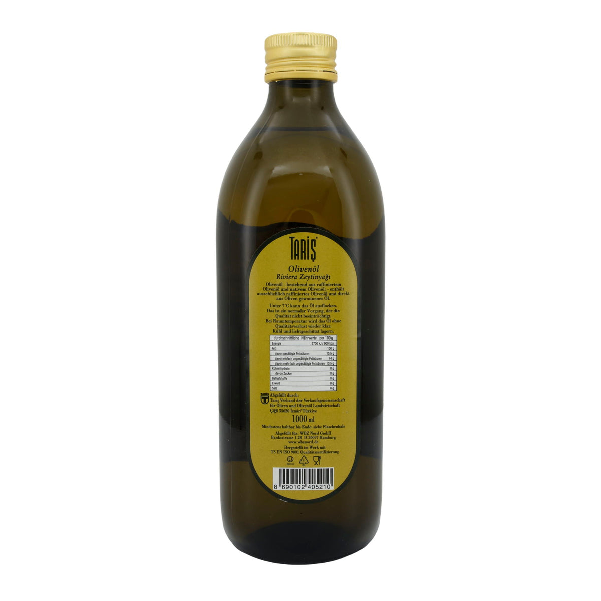Olivenöl Taris | Riviera Zeytinyağı | Premium-Qualität aus der Türkei | 1000 ml