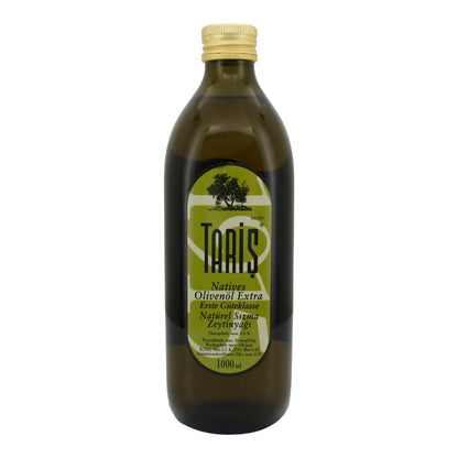 Olijfolie Taris | Extra Vierge Olijfolie | Eerste Kwaliteitsklasse, hoogwaardige kwaliteit uit Turkije | 1000 ml