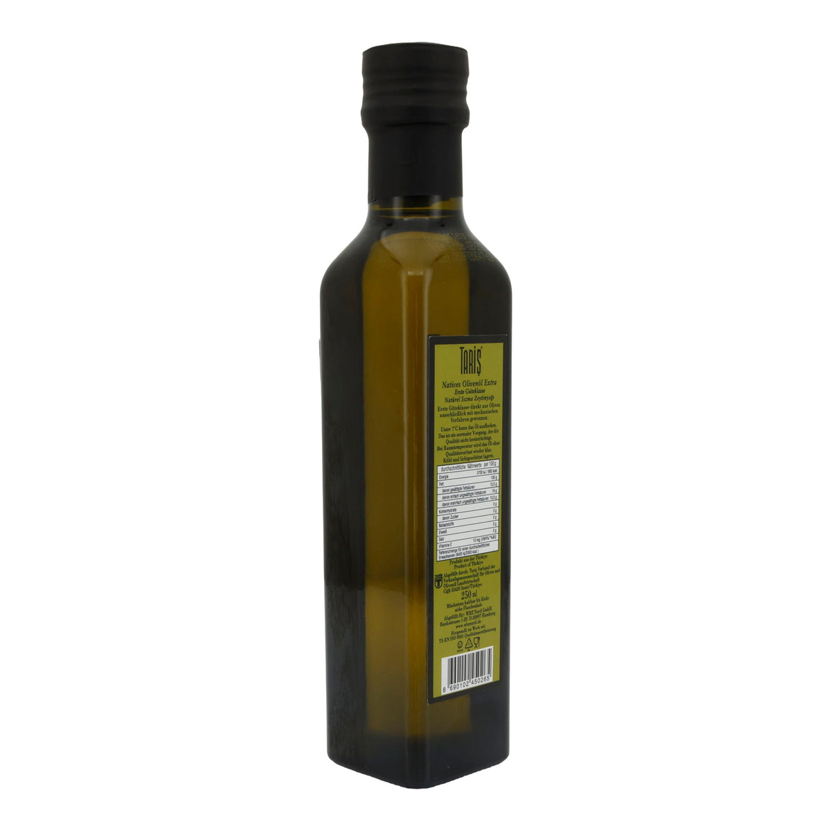Olivenöl Taris | Natives Olivenöl Extra | Erste Güteklasse, hochwertige Qualität aus der Türkei | 250 ml