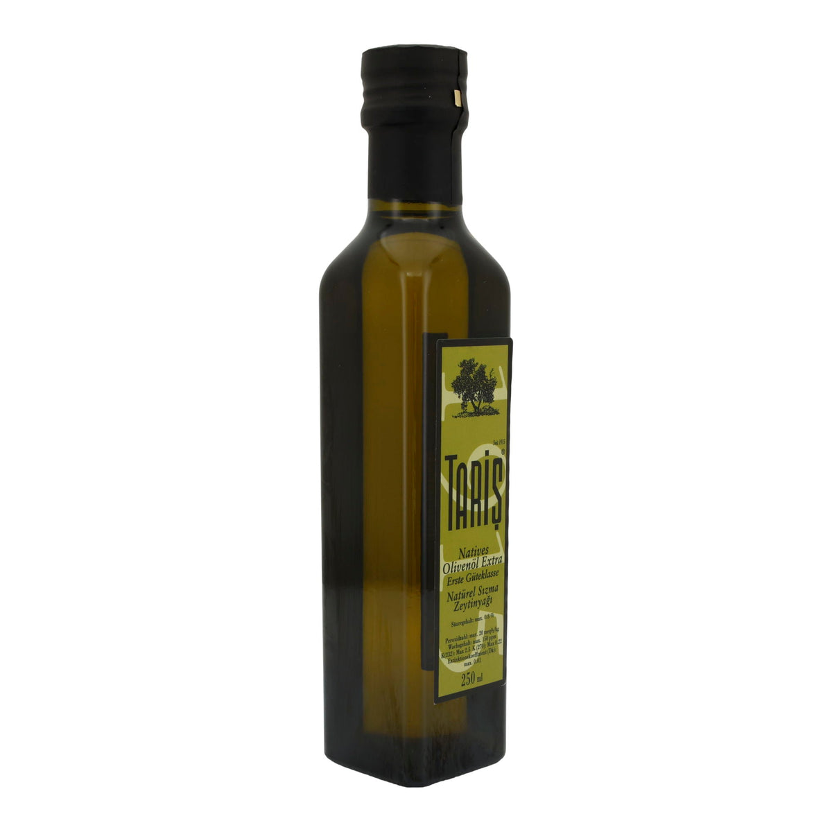 Olivenöl Taris | Natives Olivenöl Extra | Erste Güteklasse, hochwertige Qualität aus der Türkei | 250 ml