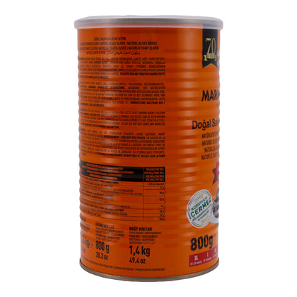 Salamura Siyah Zeytin Marmarabirlik | Olive nere naturali | Qualità di lusso | 800 g