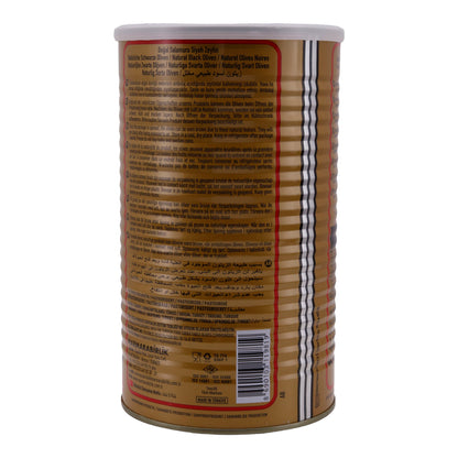 Schwarze Oliven Marmarabirlik | Natuurlijke zwarte olijven | Laag zoutgehalte, MEGA formaat | 800 g blik