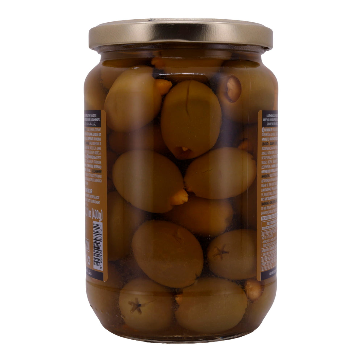 Oliven Marmarabirlik | Mit Mandeln | Badem Dolgulu | 700g MARMARABIRLIK