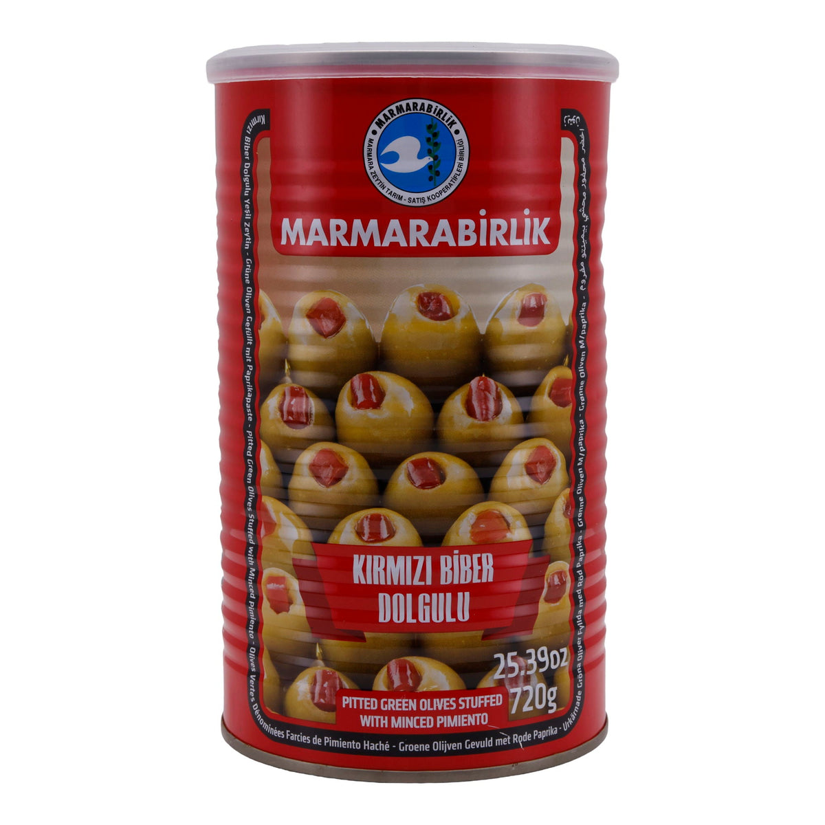 Oliven Marmarabirlik | Olive | Gefüllt mit rotem Paprika | 720g
