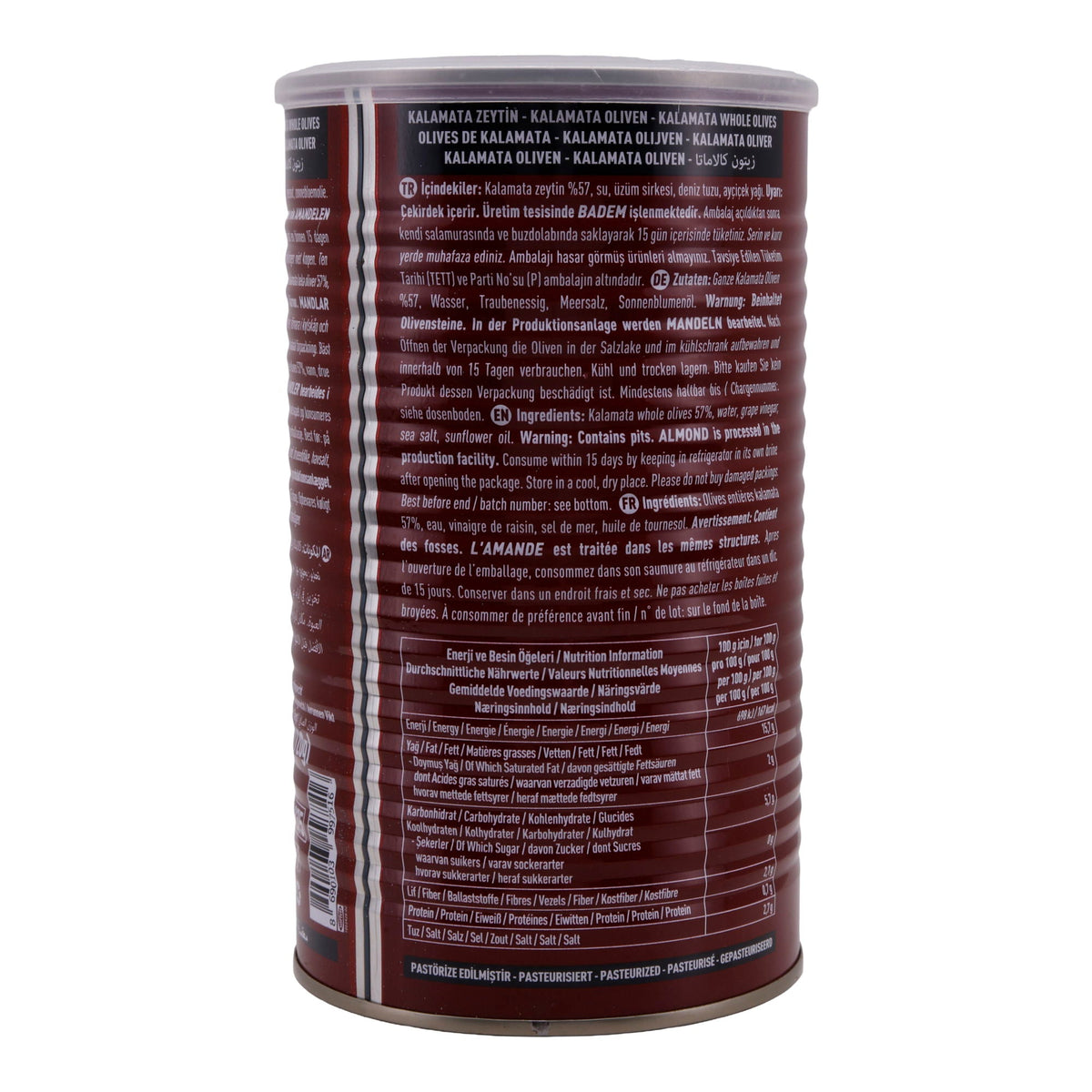 Kalamata Oliven Marmarabirlik | Oliven | Ganze Oliven in Salzlake | 1 kg