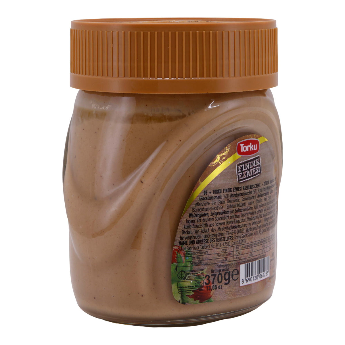 Haselnusscreme Torku | Creme | Mit Haselnussstückchen | 370 g TORKU
