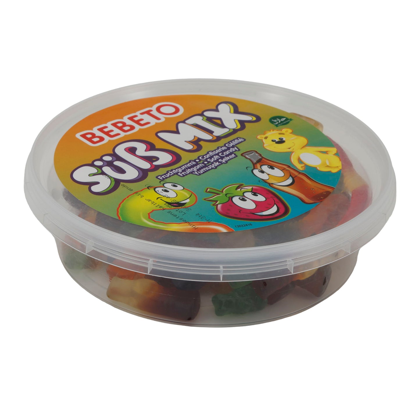 Bebeto Fruitgummi Mix | Snoepgoed | in blik | 300 g