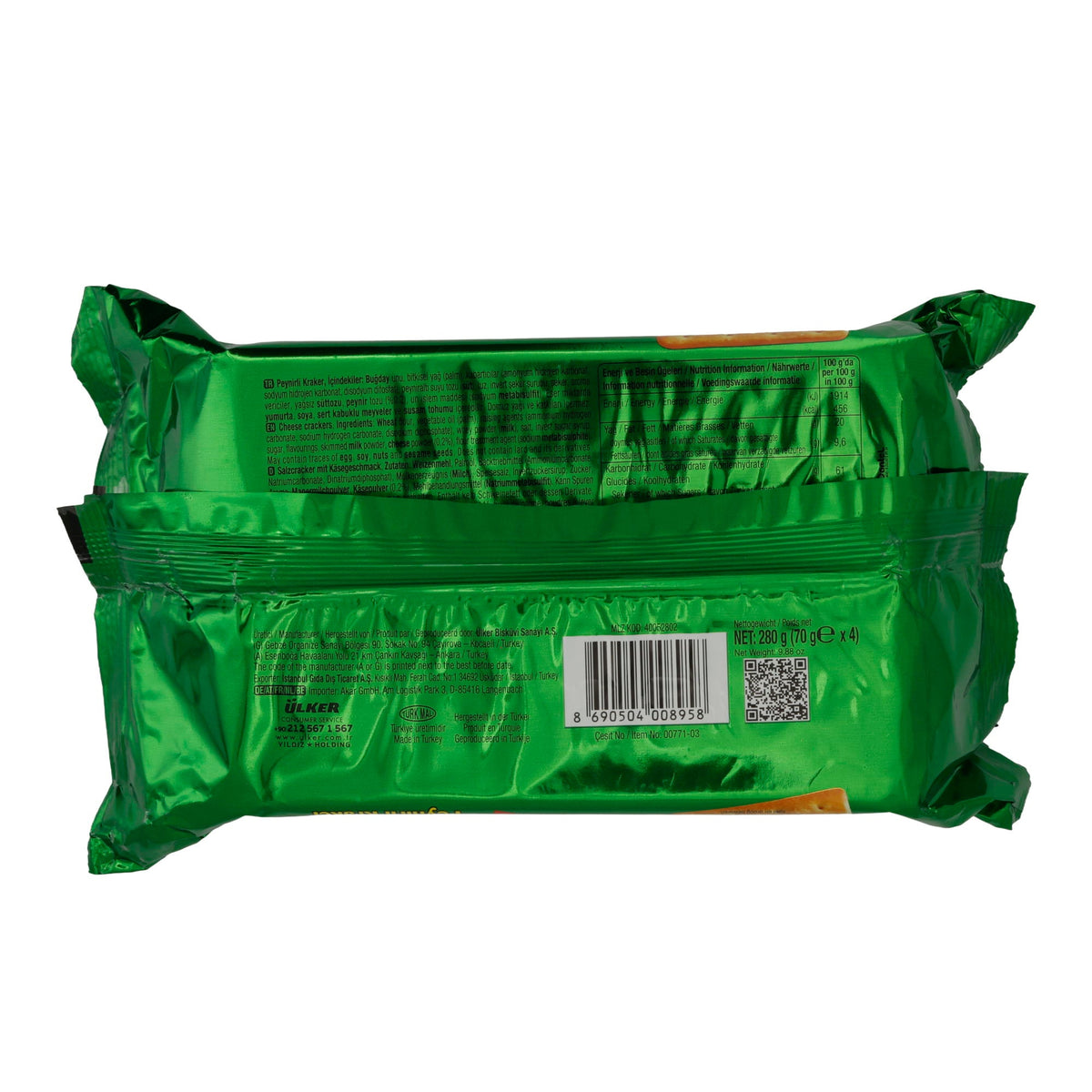 Käsecracker Ülker | Cizi Cheese Crackers | Knusprig, Käsegeschmack | 280 g UELKER