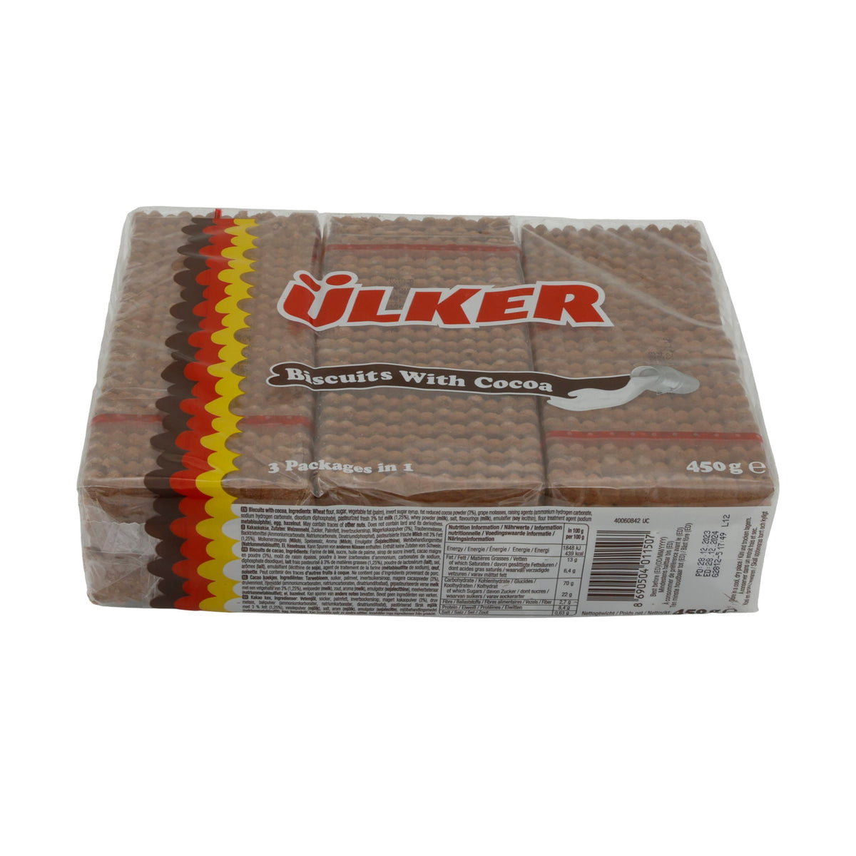 Kakaokekse Ülker | Biscuits with Cocoa | Knusprig, süß | 450g UELKER