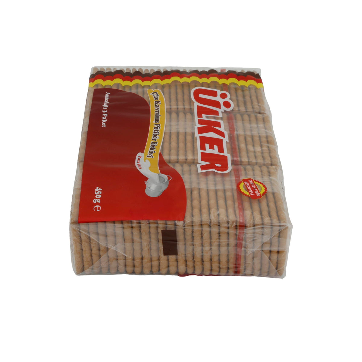 Kekse Ülker | Pötibör Bisküvi | Butterkekse mit Milch im 3er Pack | 450 g UELKER