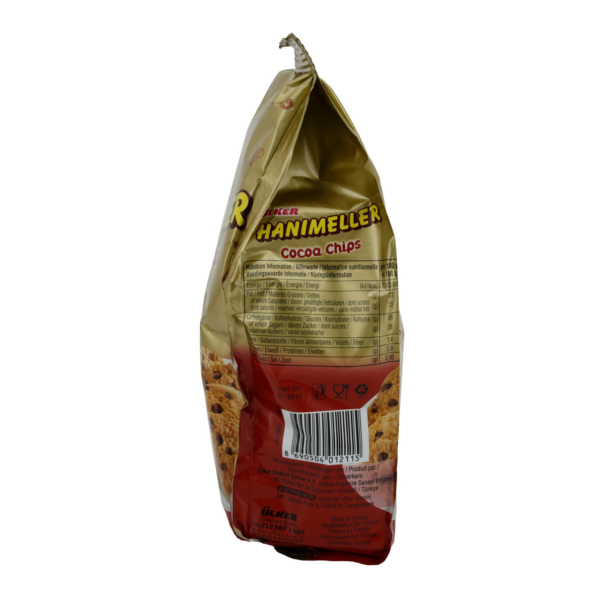 Kekse Ülker | Hanimeller Cocoa Chips | mit Schokostückchen | 180 g UELKER