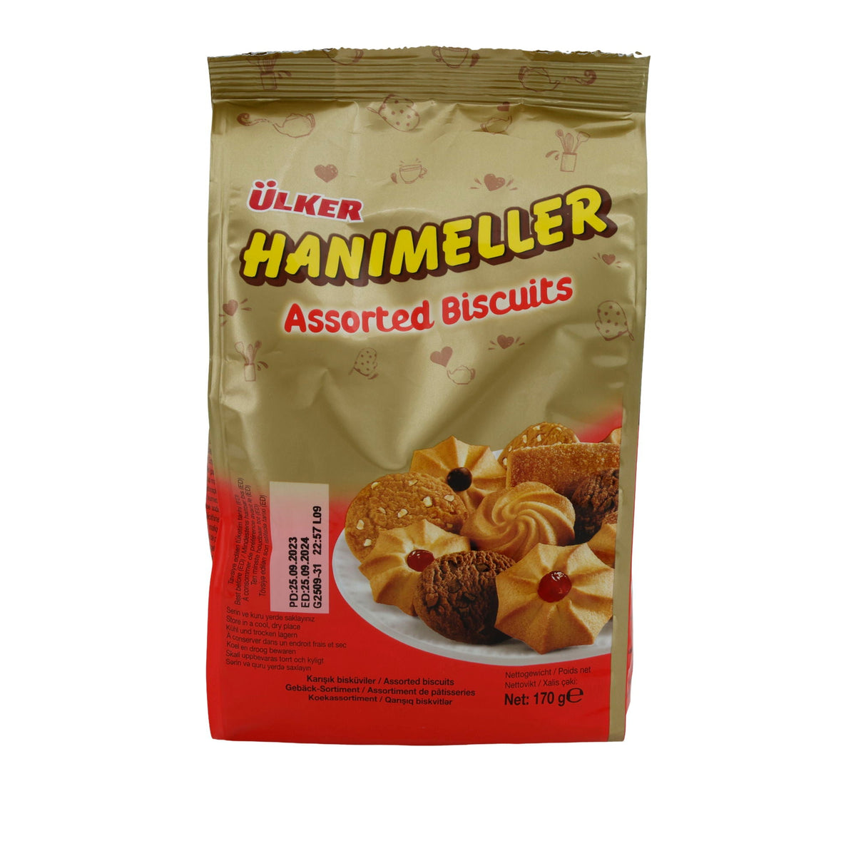 Keksauswahl Ülker | Hanımeller | Gemischt, vielfältig | 450 g UELKER