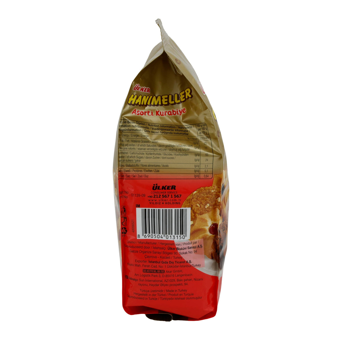 Keksauswahl Ülker | Hanımeller | Gemischt, vielfältig | 450 g UELKER
