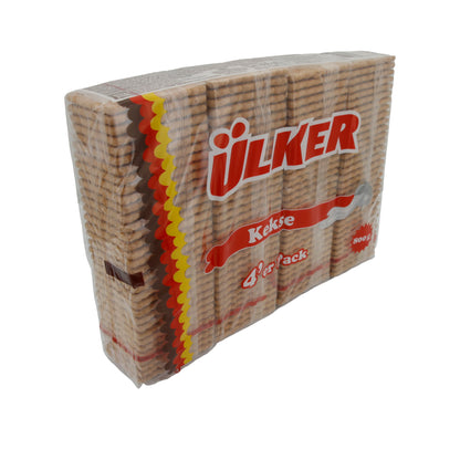 Kekse Ülker | Gebäck | Knusprige klassische Butterkekse im 4´er Pack | 800 g