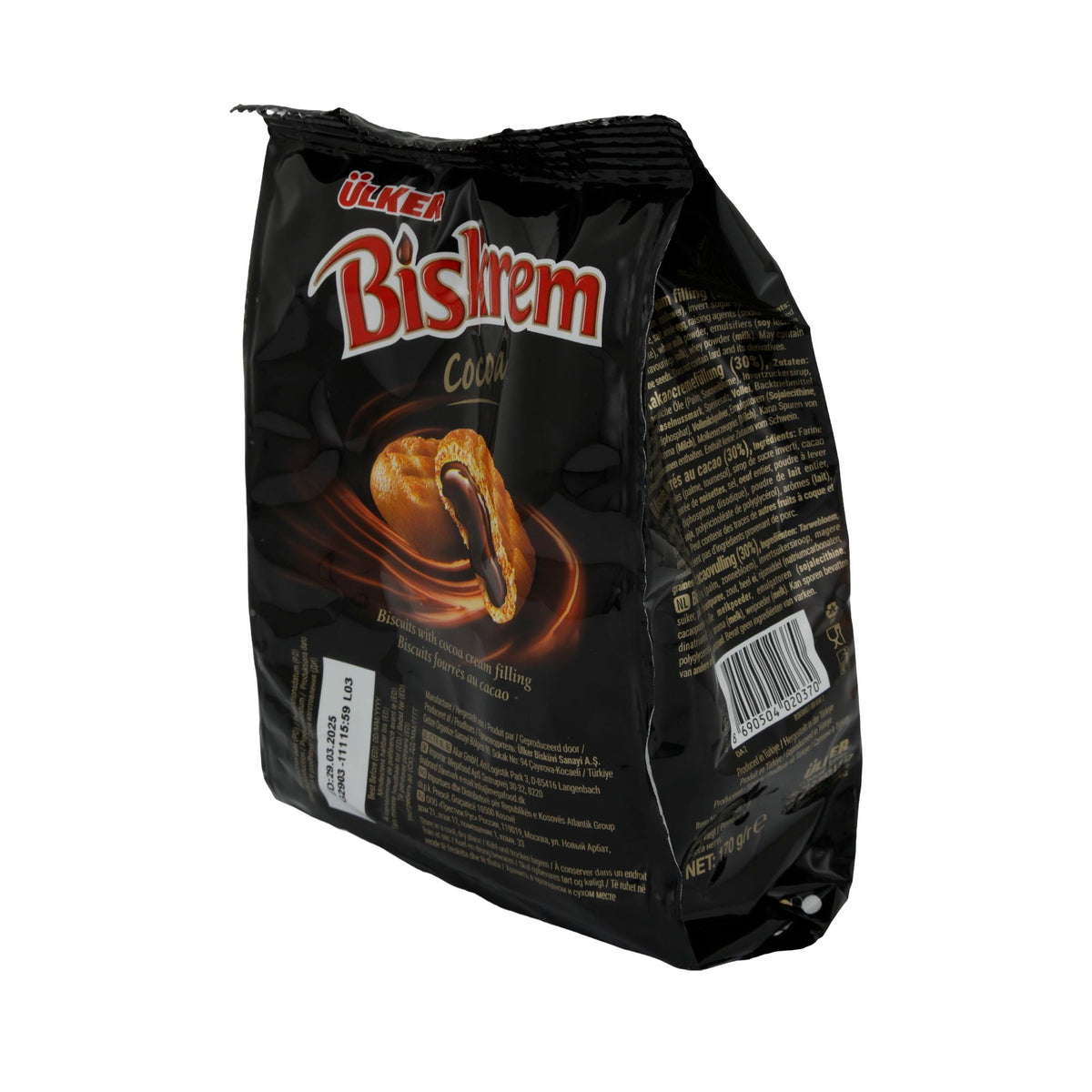 Kekse Ülker | Biskrem Cocoa | Mit Kakao-Cremefüllung | 170 g