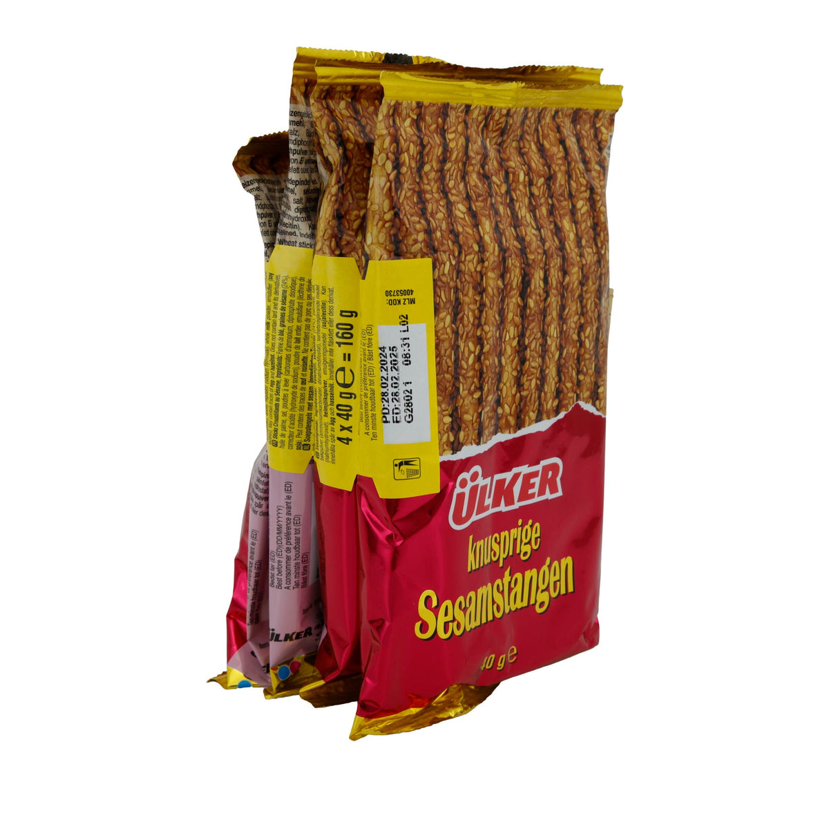Sesamstangen Ülker | Knusprig, pikant | Mit Sesam | 160 g