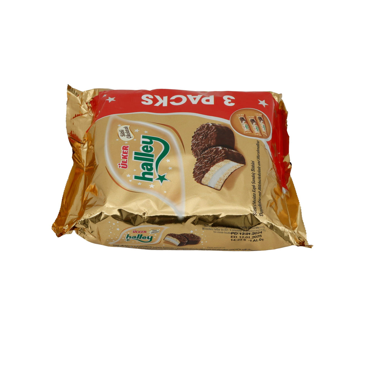 Sandwichkekse Ülker | Halley | Marshmallow & Milchschokolade | 231 g