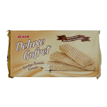 Waffeln Ülker | Deluxe Gofret | Mit Vanillecreme | 220 g