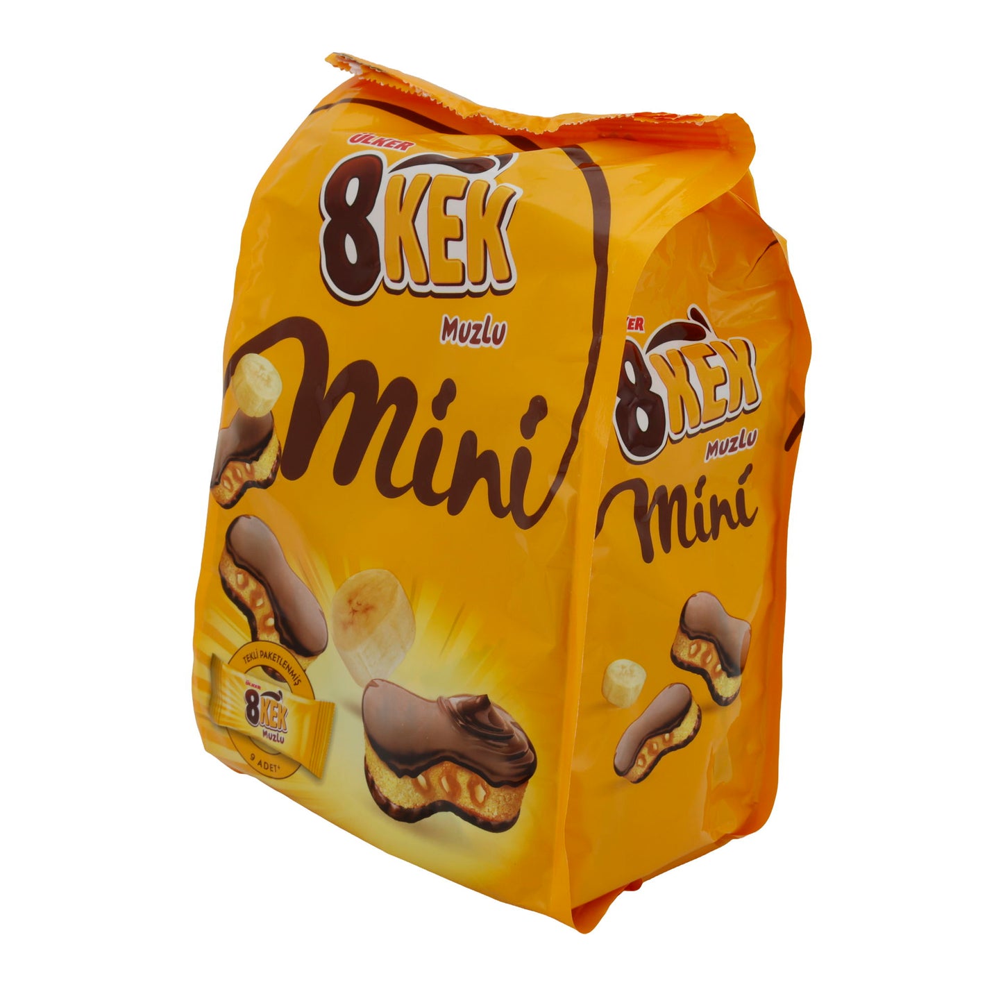 Mini Kuchen Ülker 8Kek | Gebak | Met Bananensmaak | 162 g