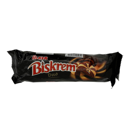 Kekse Ülker | Biskrem Duo | Croccante, ripieno di cioccolato | 130 g