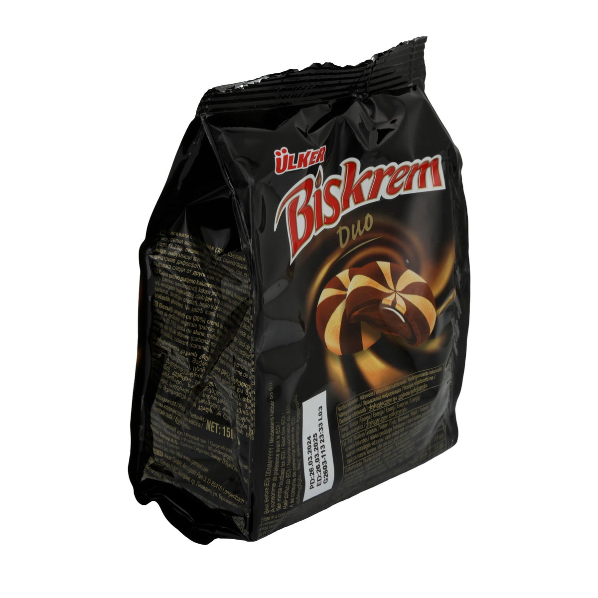 Kekse Ülker | Biskrem Duo | Mit Kakao-Cremefüllung | 150 g - Taste Your World
