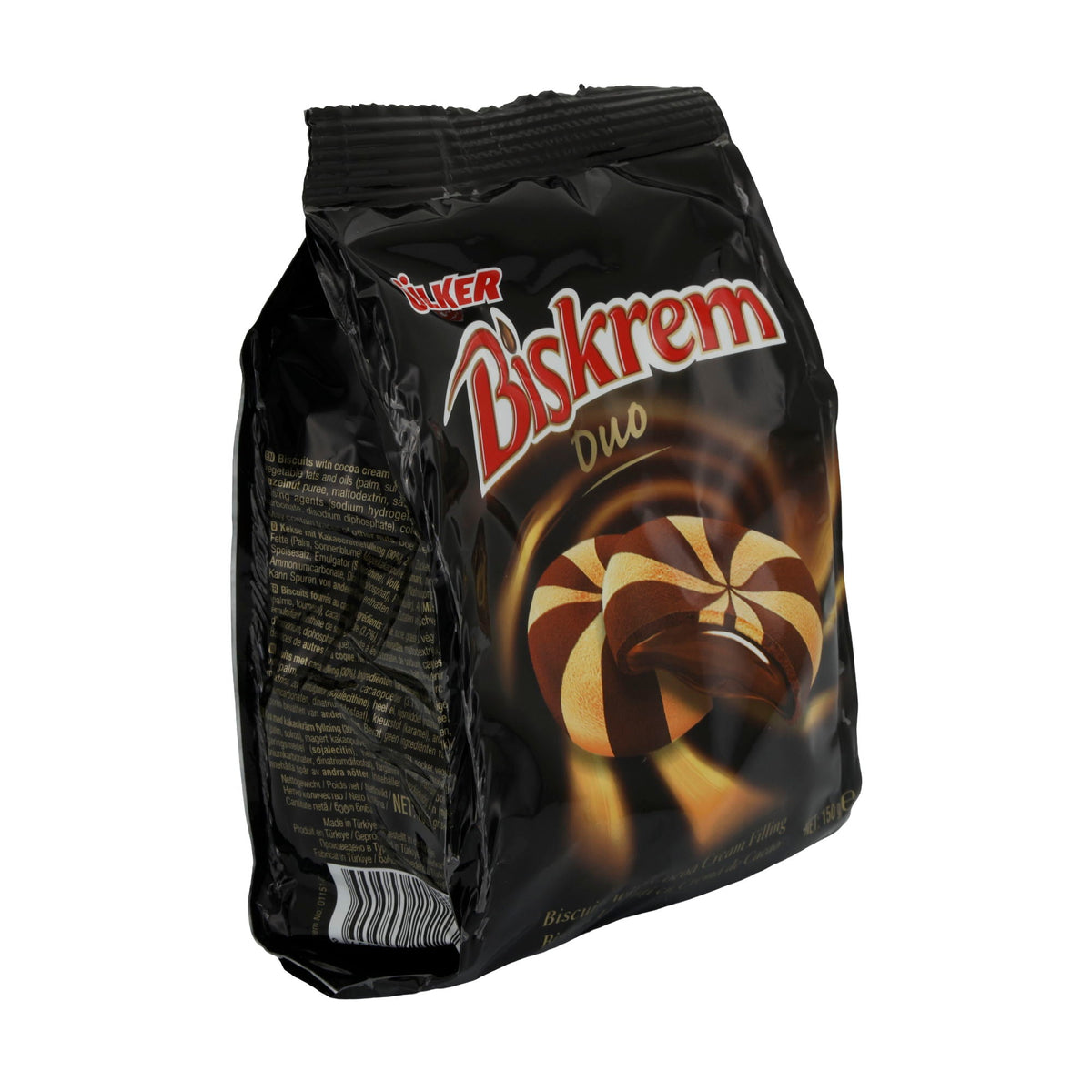 Kekse Ülker | Biskrem Duo | Mit Kakao-Cremefüllung | 150 g - Taste Your World