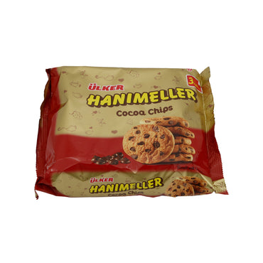Cocoa Chips Ülker Hanımeller | Schokoladenkekse | Mit Kakaostückchen | 246 g UELKER