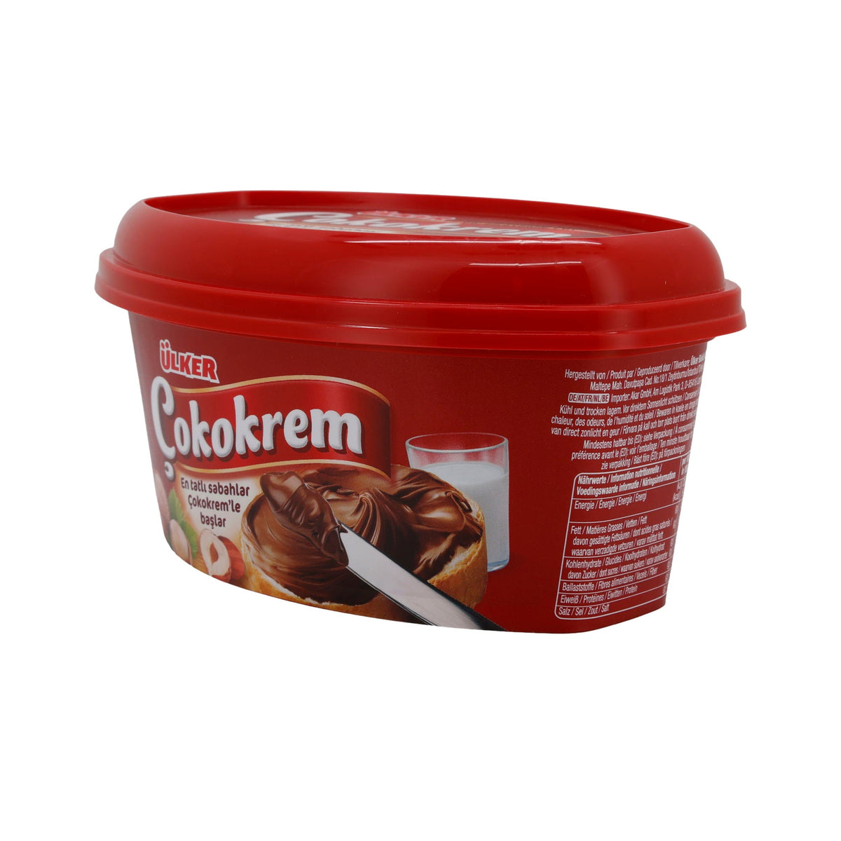 Schokoaufstrich Ülker | Çokokrem | Mit Kakao und Haselnuss | 400g UELKER
