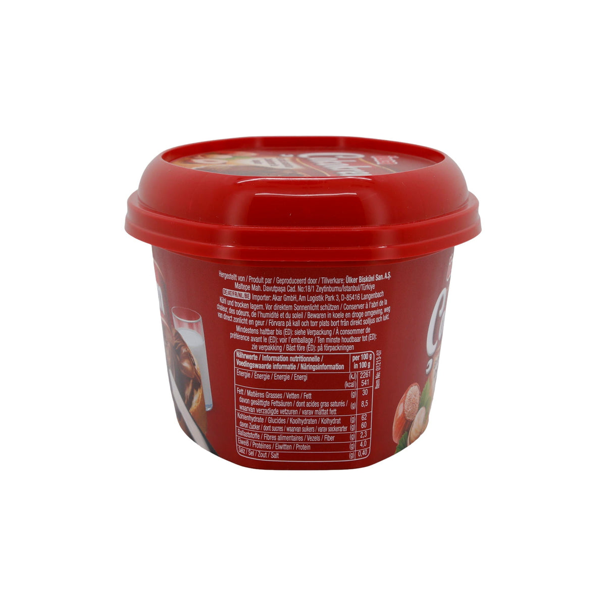 Schokoaufstrich Ülker | Çokokrem | Mit Kakao und Haselnuss | 400g UELKER