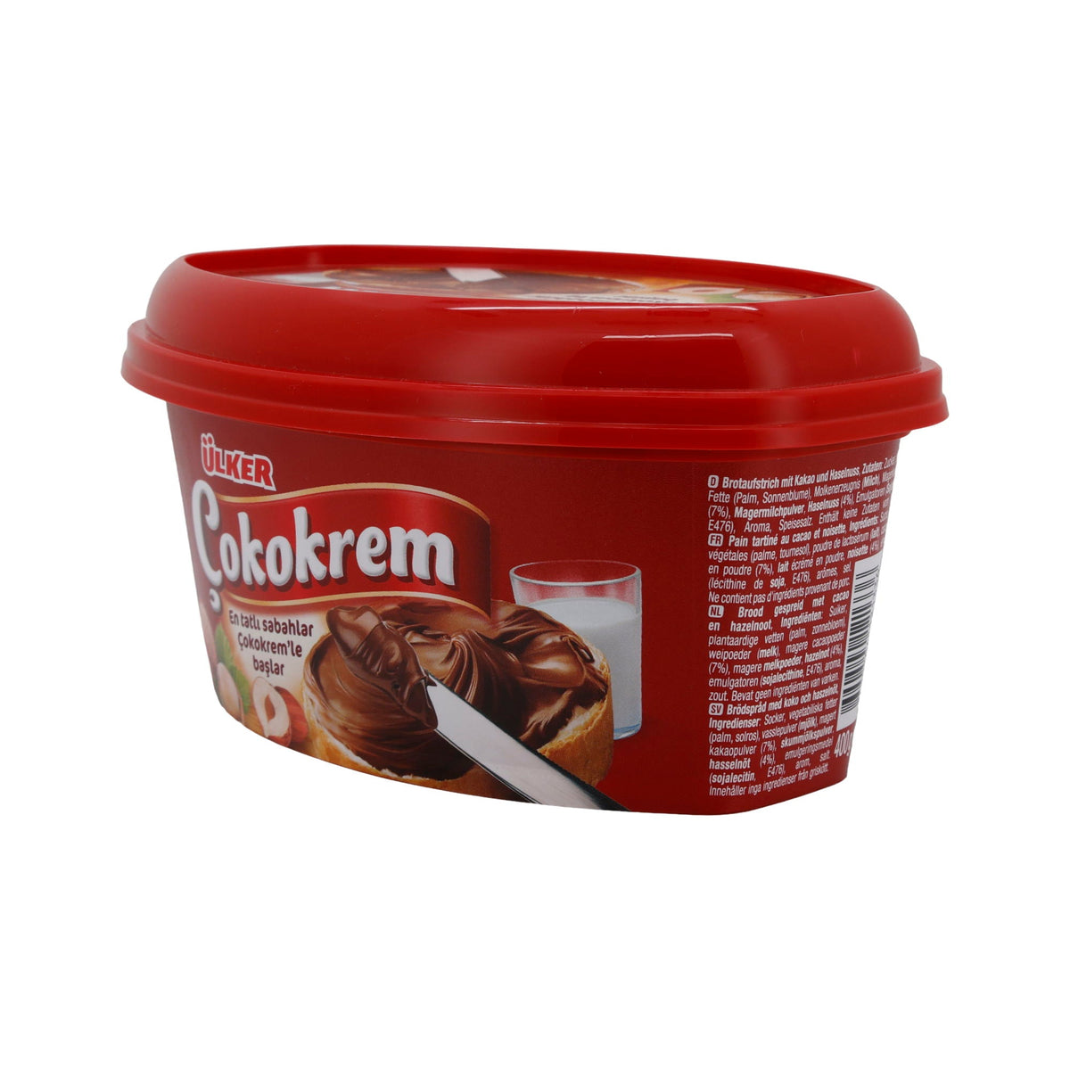Schokoaufstrich Ülker | Çokokrem | Mit Kakao und Haselnuss | 400g UELKER
