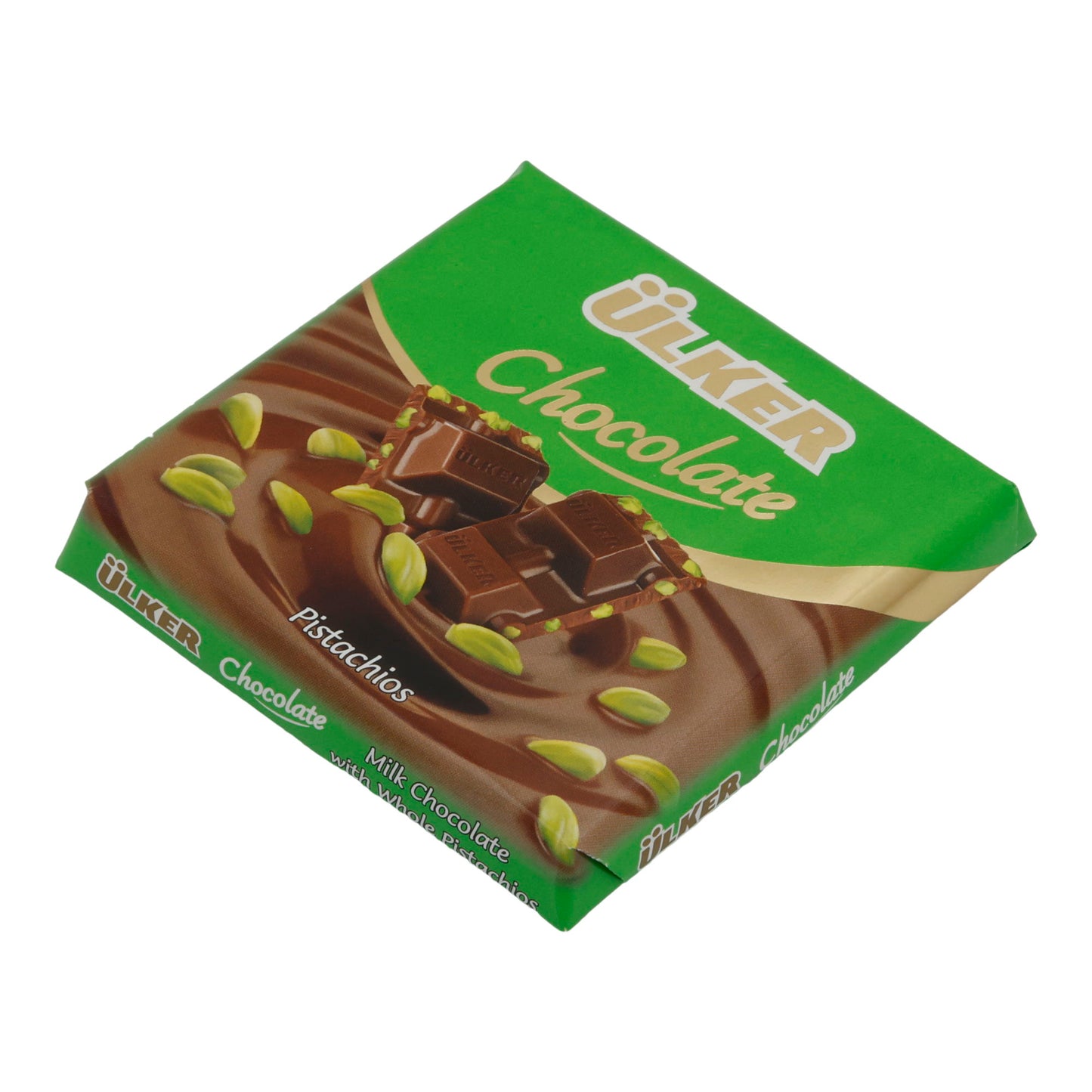 Milk Chocolate Ülker | Candy | Milk chocolate with whole pistachios | 65 g