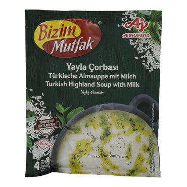 Almsuppe Bizim Mutfak | Yayla Çorbası | Traditionell, türkisch, mit Milch | 80 g BIZIM MUTFAK