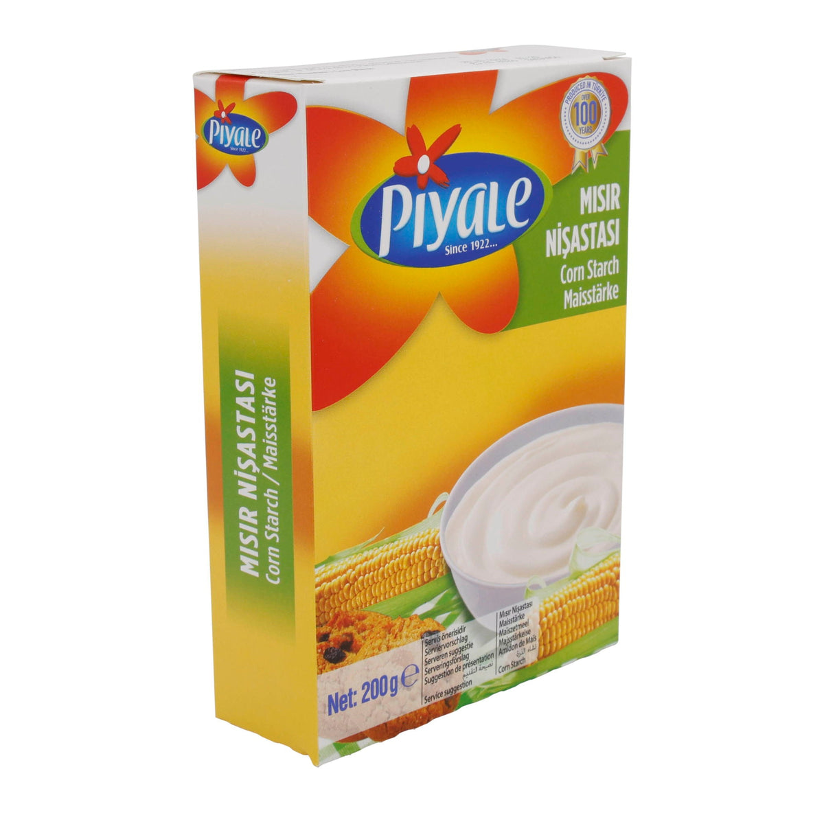 Stärke Piyale | Maisstärke | Hochwertige Stärke für vielseitige Anwendungen | 200 g PIYALE