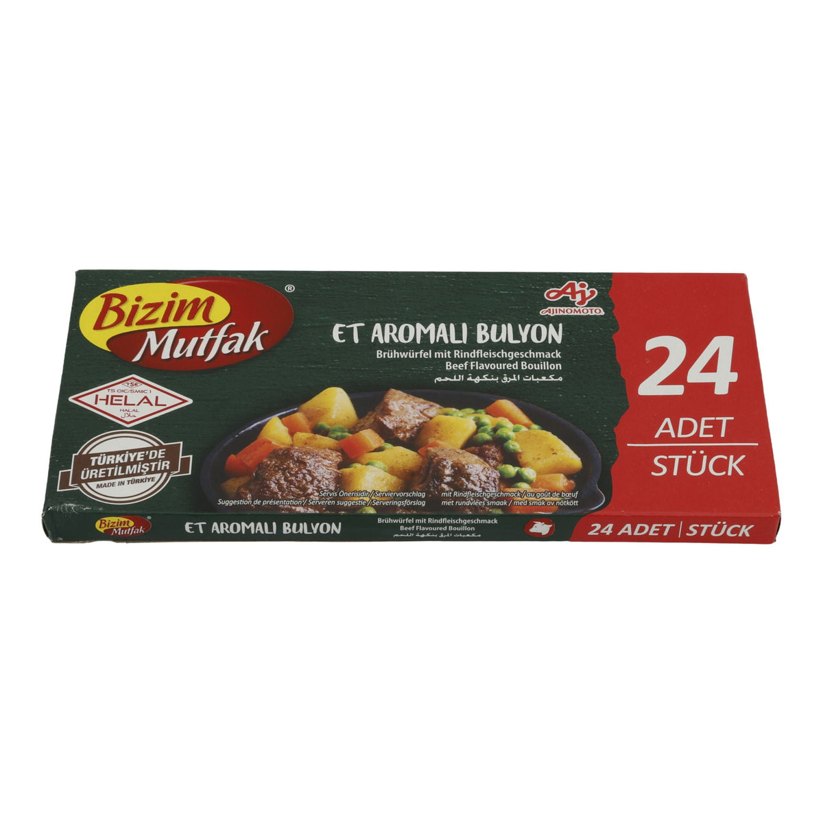 Bouillonwürfel Bizim Mutfak | Et Aromalı Bulyon | Würzig, mit Rindfleischaroma | 240 g