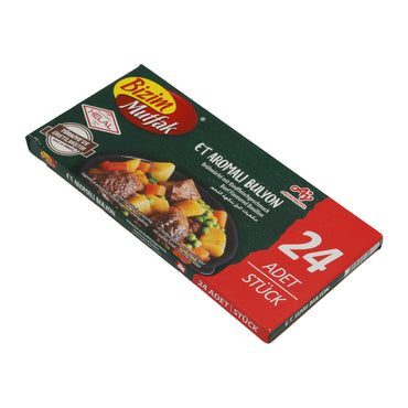 Bouillonblokjes Bizim Mutfak | Rundvleesbouillon | Pittig, met rundvleesaroma | 240 g
