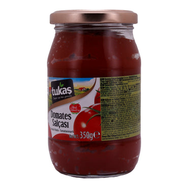 Tomatenmark Tukaş | Doppelt konzentriert | Aus Sommer-Tomaten | 350 g Glas