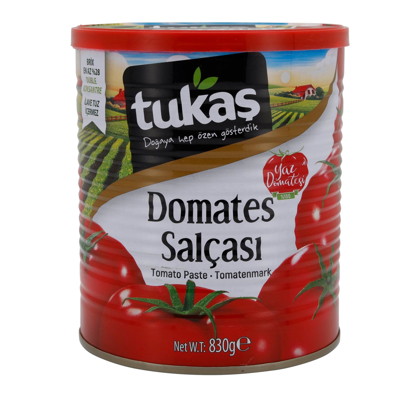 Tomatenmark Tukaş | Domates Salçası | Doppelt konzentriert, intensiv | 830 g