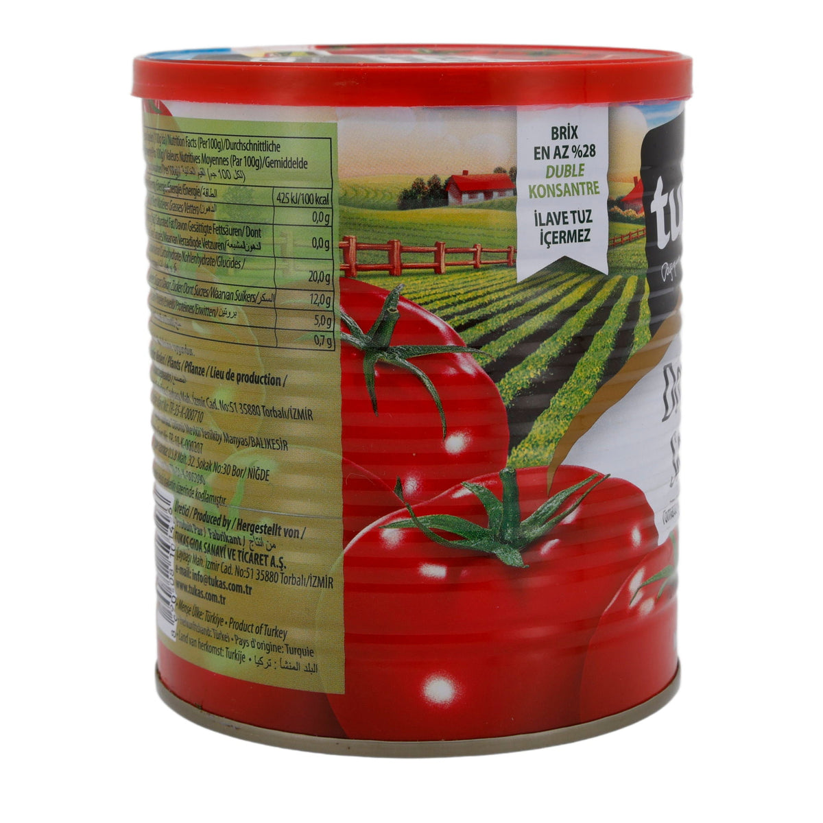 Tomatenmark Tukaş | Domates Salçası | Doppelt konzentriert, intensiv | 830 g TUKAS