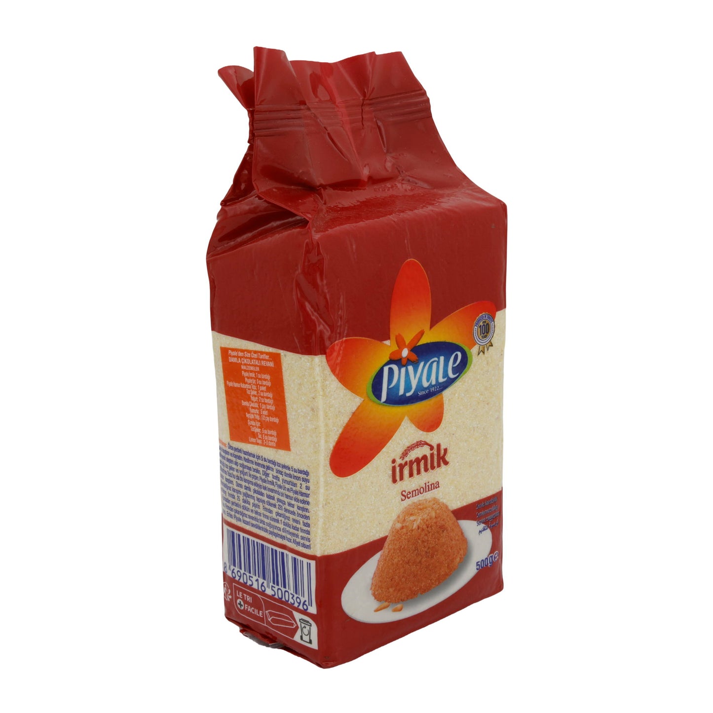 Semola di grano duro Piyale | İrmik Semolina | Semola di grano duro di alta qualità per ricette deliziose | Confezione da 500 g