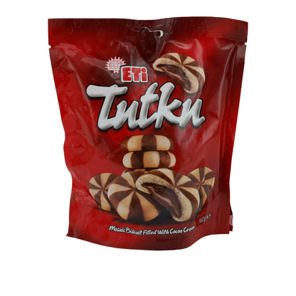 Biscotti ETİ Tutku | Biscotti a mosaico | Con deliziosa crema al cacao | 162 g