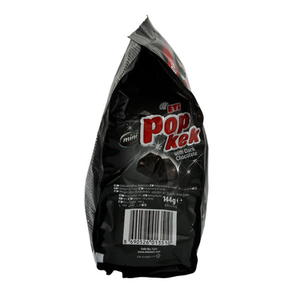 Mini Popkek Eti | Bitter Çikolatalı | Yanınızda götürmek için sulu çikolatalı kek | 144 g