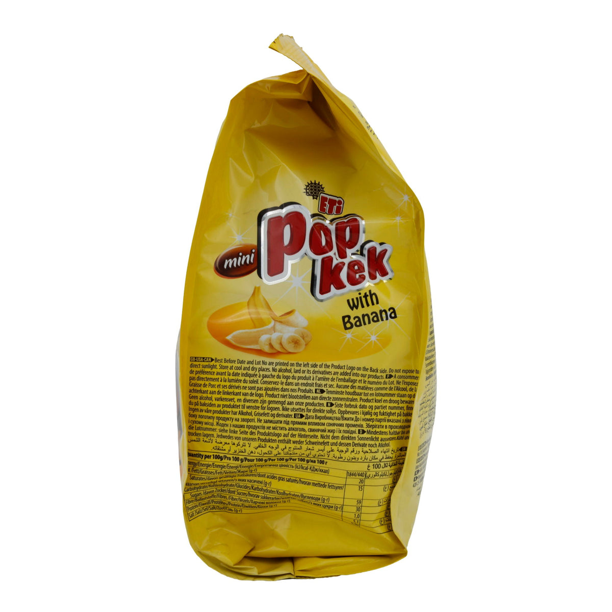 Mini-Küchlein Eti | Mini Popkek | Saftig, mit Bananenfüllung & Schokoladenüberzug | 144 g ETI